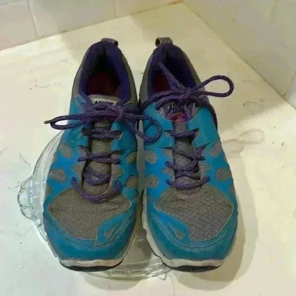 Women’s Nike Flex Trail turquoise & purple size: 7.5 Pre-Owned - Picture 1 of 10